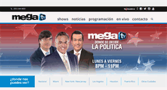 Desktop Screenshot of mega.tv