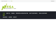 Tablet Screenshot of mega.gov.za